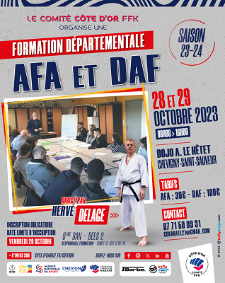 Affiche afa daf saison 23 25